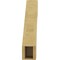 Ekena Millwork 5-inch W x 18-inch D x 24-inch H Westlake Rough Cedar Woodgrain TimberThane Knee Brace, Primed BRCUR05X18X24WTLRCPR - alternate 5